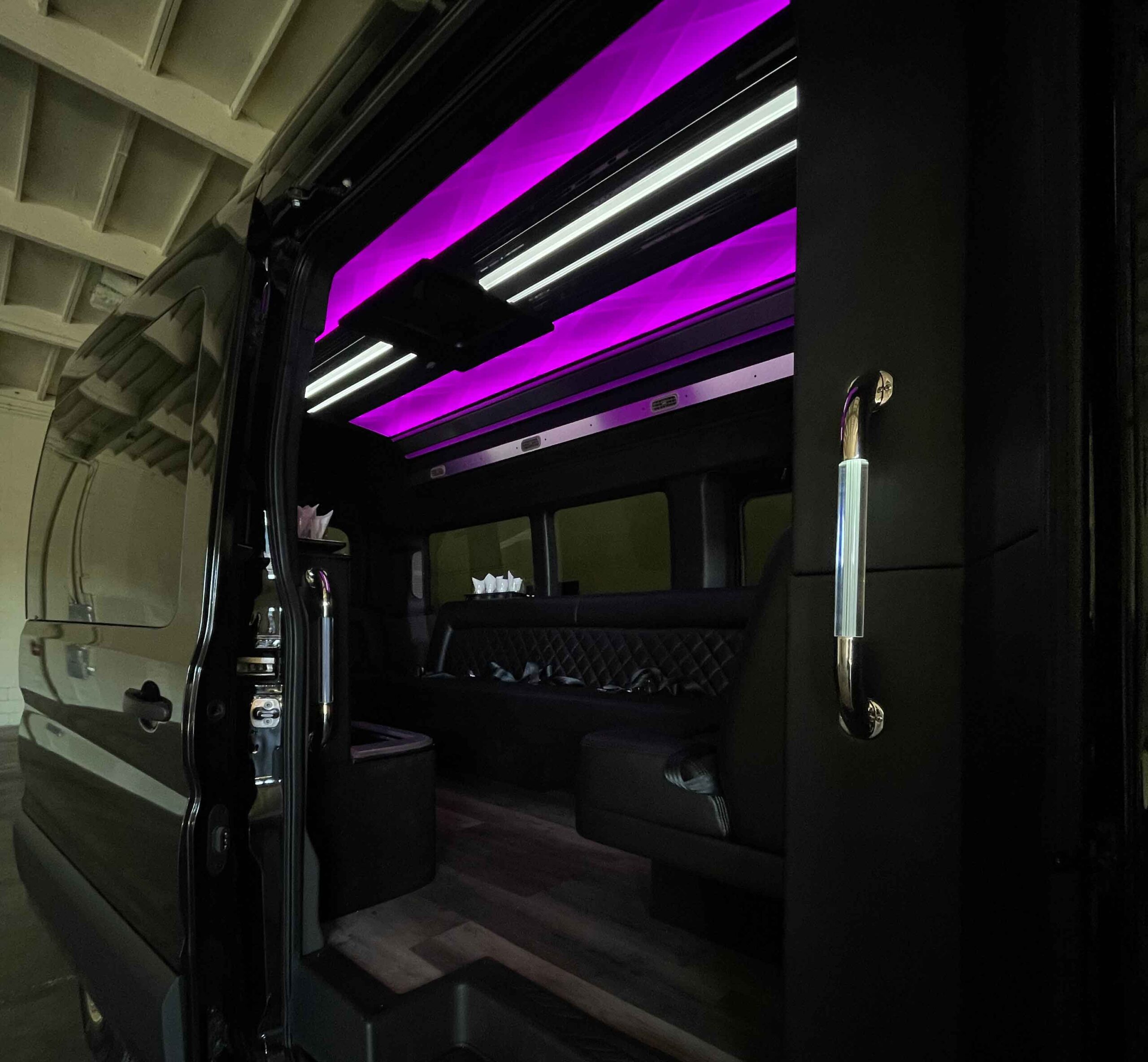 Limo-Interior Airport Shuttles Dublin